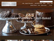 Tablet Screenshot of cocoaandco.com